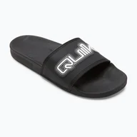 Klapki i japonki męskie - Klapki męskie Quiksilver Rivi Wordmark Slide II black 1 - miniaturka - grafika 1