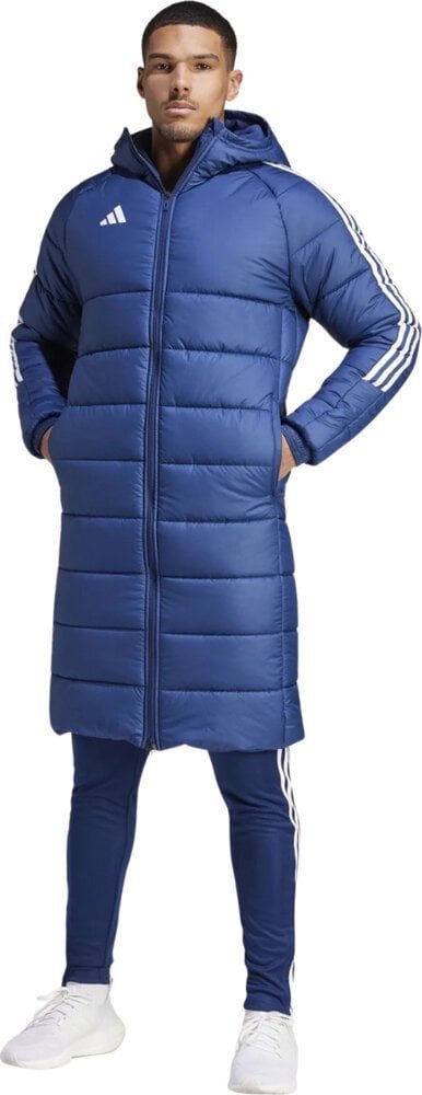Płaszcz adidas męski Tiro 24 Long niebieski IR9502 S