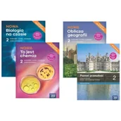 Podręczniki do technikum - Pakiet: NOWA Biologia na czasie 2. Podręcznik, NOWE Oblicza geografii 2. Podręcznik, NOWA To jest chemia 2. Podręcznik, Poznać przeszłość 2. Poziom podstawowy. Podręcznik. Liceum i technikum. Zakres podstawowy. Edycja 2024 - miniaturka - grafika 1