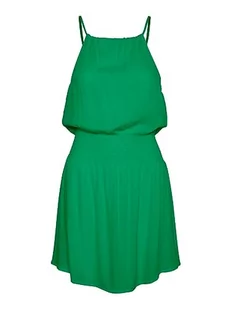VERO MODA Damska sukienka Vmmenny Mini Halter Neck Dress WVN Ga, jasnozielony, L - Sukienki - miniaturka - grafika 1