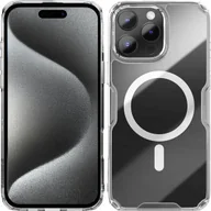 Etui i futerały do telefonów - Nillkin Etui Nillkin Nature Pro Magnetic Case z MagSafe na iPhone 16 Pro - przezroczysto-białe - miniaturka - grafika 1