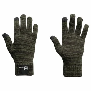 Dziecięce rękawiczki Jack Wolfskin SPIRIT KNIT GLOVE Y thyme green - L/XL - Rękawiczki dla dzieci - miniaturka - grafika 1