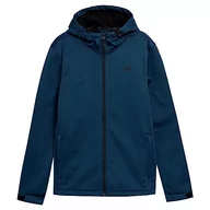 Kurtki męskie - Kurtka męska 4F Softshell, DARK BLUE MELANGE, M - miniaturka - grafika 1