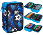 Piórniki - Patio Piórnik 3-komorowy z wyposażeniem Coolpack Jumper 3 Soccer - miniaturka - grafika 1