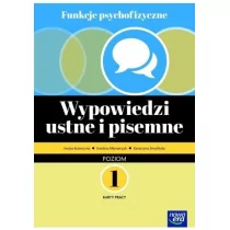 Funkcje psychofizyczne. Wypowiedzi ustne i pisemne. Karty pracy - Lektury szkoła podstawowa - miniaturka - grafika 1
