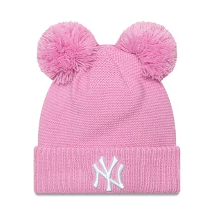 Czapka New Era Child Double Pom Se 60565308 Różowy - Czapki dla dzieci - miniaturka - grafika 1