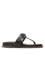 Klapki i japonki damskie - Kurt Geiger Japonki Kensington T-Bar Chunky 9819900109 Czarny - miniaturka - grafika 1