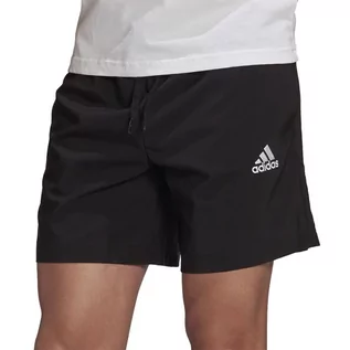 Spodnie sportowe męskie - Spodenki adidas Aeroready Essentials Chelsea Small Logo GK9602 - czarne - grafika 1