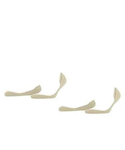 ESPRIT Kobiety Stopki Solid Low 2-Pack W IN Trwała Organiczna Bawełna niewidoczne jednokolorowe 2 Pak, Beżowy (Cream 4011), 39-42 - Skarpetki damskie - miniaturka - grafika 1