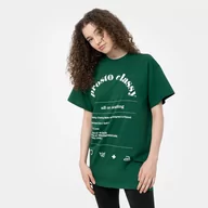 Koszulki sportowe damskie - Damski t-shirt z nadrukiem PROSTO Chero - zielony - miniaturka - grafika 1