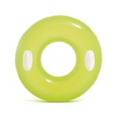 Materace dmuchane i koła do pływania - Koło do pływania kółko plażowe z uchwytami żółte Intex 59258 - miniaturka - grafika 1