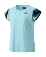 Koszulki sportowe damskie - Koszulka damska Yonex Women's Crew Neck Shirt 20754 Cyan XL - miniaturka - grafika 1