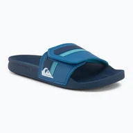 Klapki i japonki męskie - Klapki męskie Quiksilver Rivi Slide Adjust blue/blue/green - miniaturka - grafika 1