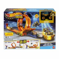Tory, garaże, parkingi - Hot Wheels City Skok po trofeum monster truck - model lub pojazd - miniaturka - grafika 1