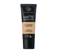 Podkłady do twarzy - Golden Rose - MATTE PERFECTION - Full Coverage Foundation - Matujący podkład do twarzy - SPF15 - 35 ml - N6 - miniaturka - grafika 1