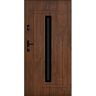 Drzwi zewnętrzne - Drzwi zewnętrzne borneo orzech 90 prawe - miniaturka - grafika 1
