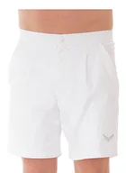 Spodenki damskie - Trigema Męskie szorty sportowe 616072, biały (biały 001), XL - miniaturka - grafika 1