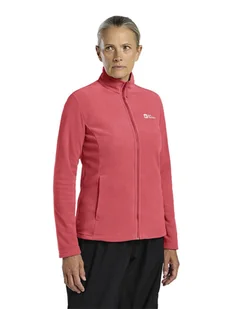 Jack Wolfskin Kurtka polarowa "Taunus" w kolorze różowym - Kurtki damskie - miniaturka - grafika 1