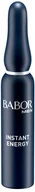 Kremy do twarzy - BABOR Babor Men Instant Energy Ampoule, koncentrat dla zmęczonej skóry męskiej, więcej energii i promieniowania, z kofeiną i tauryną, nawilżający, 7 x 2 ml - miniaturka - grafika 1