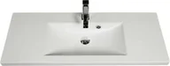 Umywalki - Umywalka dolomitowa Clever-1000 biała - miniaturka - grafika 1