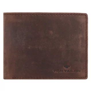Portfele - Tom Tailor Ron Portfel RFID skórzany 12 cm brown 25308-29 - grafika 1