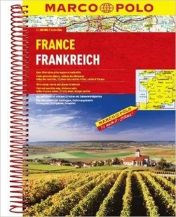 Francja atlas drogowy 1:300 000. - Opracowanie zbiorowe - książka - Przewodniki - miniaturka - grafika 1