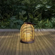 Lampy ogrodowe - Näve Lampa solarna LED Korbinian, szara, wysokość 29 cm, IP44, latarnia - miniaturka - grafika 1