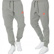 Spodnie męskie - Nike spodnie męskie dresowe szare sportowe dresy slim fit 809060-091 L - miniaturka - grafika 1