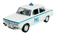 Samochody i pojazdy dla dzieci - KOLEKCJA PRL FIAT 125p MILICJA BIAŁY 1:43 - miniaturka - grafika 1