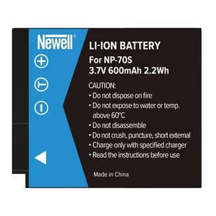 NEWELL 600 mAh do FujiFilm NP-70S - Akumulatory do aparatów dedykowane - miniaturka - grafika 1