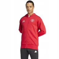 Bluzy męskie - XL Bluza adidas Manchester United Anthem Jacket IT4187 czerwony XL - miniaturka - grafika 1