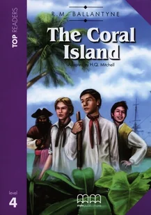 The Coral Island. Top Readers. Level 4 + CD - Książki do nauki języka angielskiego - miniaturka - grafika 1