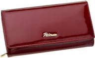 Portfele - Skórzany Portfel Damski Ze Skóry Naturalnej Elegancki Suwak Zatrzask RFID - miniaturka - grafika 1