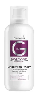 DR IRENA ERIS Pharmaceris Regenovum Lipidowy żel myjący z formułą antybakteryjną i ochroną mikrobiomu do ciała 400 ml - Higiena osób starszych i niepełnosprawnych - miniaturka - grafika 1