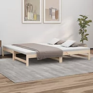 Łóżka - Lumarko Łóżko rozsuwane, 2x(100x200) cm, lite drewno sosnowe - miniaturka - grafika 1