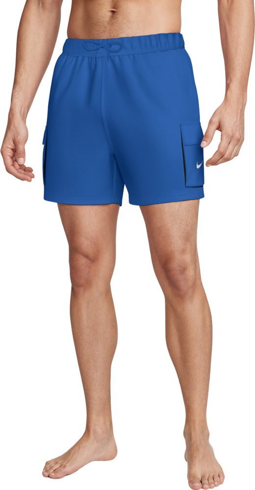 Nike Spodenki kąpielowe Nike Voyage Solid Essenti Game niebieskie NESSG454 494 S