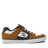 Buty dla chłopców - Sneakersy DC Pure Elastic ADBS300256-WEW Brązowy - miniaturka - grafika 1