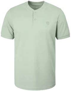 T-SHIRT Męski Koszulka w Serek MIĘTOWA Bawełna Pika BYLONGO XL Pako Jeans - Koszulki męskie - miniaturka - grafika 1