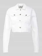 Kurtki damskie - Kurtka jeansowa o kroju regular fit z mieszanki bawełny model ‘WONDER’ - miniaturka - grafika 1