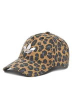 Czapki damskie - adidas Czapka z daszkiem Leopard JW8034 Brązowy - miniaturka - grafika 1