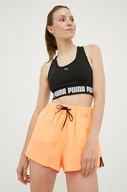 Bielizna sportowa damska - Puma biustonosz sportowy Strong kolor czarny - miniaturka - grafika 1