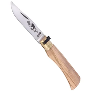 Nóż składany Antonini Old Bear Classical M Olive Wood, Satin C70 (9306/19_LU) - Noże - miniaturka - grafika 4