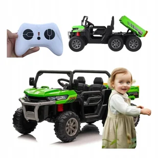 Elektryczny UTV farmer dla dzieci Ciągnik rolniczy 6x6, dla 2 dzieci, 180 W - Pojazdy elektryczne dla dzieci Elektryczny UTV farmer dla dzieci Ciągnik rolniczy 6x6, dla 2 dzieci, 180 W - Pojazdy elektryczne dla dzieci - miniaturka - grafika 1