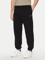 Spodnie sportowe męskie - Guess Spodnie dresowe Z4YB00 KAIJ1 Czarny Relaxed Fit - miniaturka - grafika 1