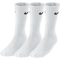 Skarpetki damskie - Skarpety NIKE Długie Białe Sportowe 3-pak Męskie SX4508-101 - miniaturka - grafika 1
