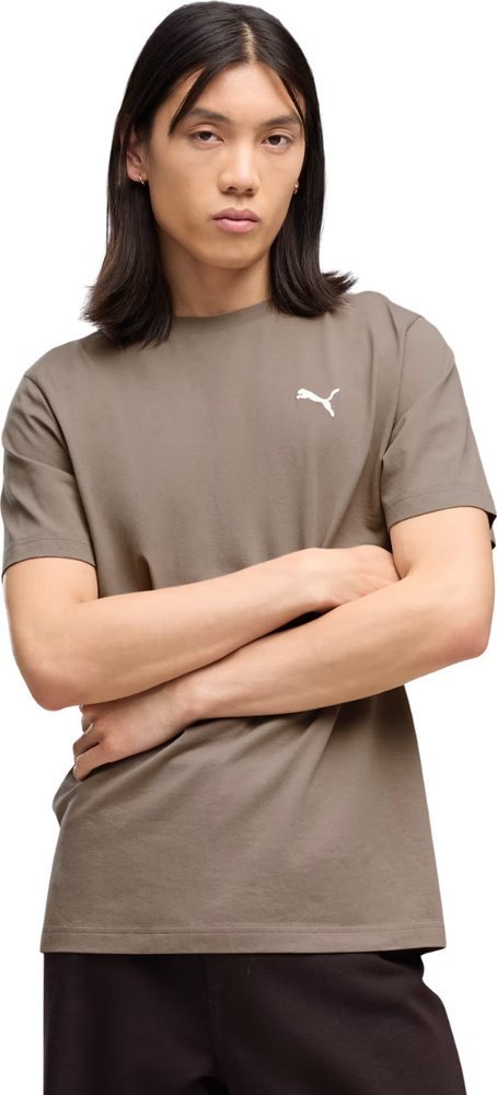 Puma Koszulka męska Puma Wardrobe Ess Tee ciemnobeżowa 629644 81 M