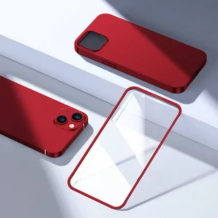 Joyroom 360 Full Case etui pokrowiec do iPhone 13 obudowa na tył i przód + szkło hartowane czerwony (JR-BP927 red) - Etui i futerały do telefonów - miniaturka - grafika 8