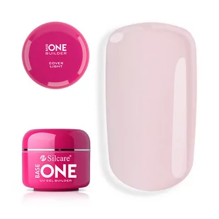 Base One Cover Light, maskujący żel UV do paznokci, 50 g - Utwardzacze do paznokci - miniaturka - grafika 1