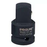 Bity - Adapter udarowy Cr-Mo 1/2" gniazdo - 3/8" trzpień Proline - miniaturka - grafika 1