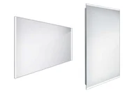 Lustra - Nimco Lustra - Lustro z oświetleniem LED, 100x70 cm, aluminium ZP 11004 - miniaturka - grafika 1